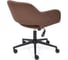 Кресло TetChair MODENA флок, коричневый 6 14221 4
