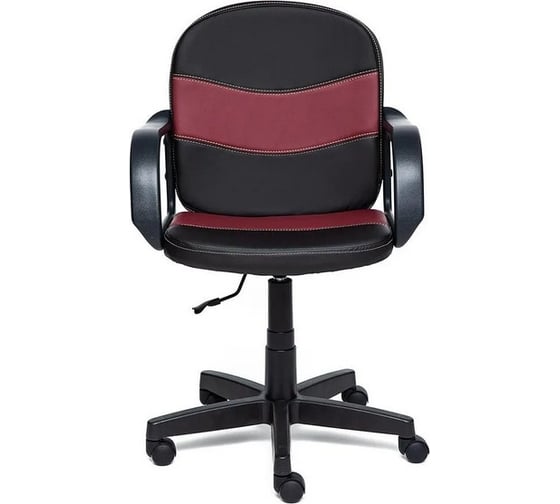 Кресло TetChair BAGGI кожзам, черный/бордо 36-6/36-7 9564