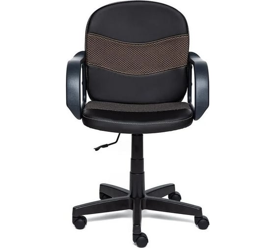 Кресло TetChair BAGGI кожзам/ткань, черный/бежевый 36-6/12 9565