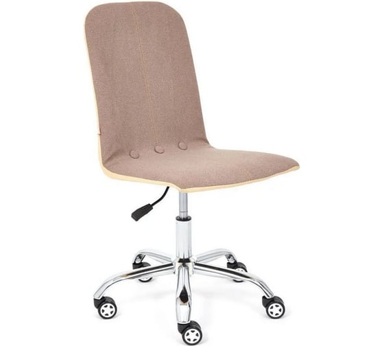 Кресло TetChair RIO экошерсть/кожзам, коричневый/бежевый 1811-5/36-34 13556