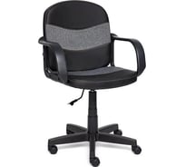 Кресло TetChair BAGGI кожзам/ткань, черный/серый 36-6/207 9558