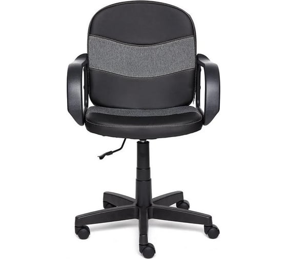 Кресло TetChair BAGGI кожзам/ткань, черный/серый 36-6/207 9558