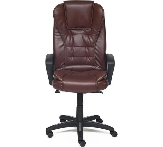 Кресло TetChair BARON кожзам, коричневый/коричневый перфорированный 2 TONE/2 TONE /06 10202