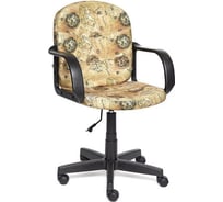 Кресло TetChair BAGGI ткань, принт карта на бежевом 10126