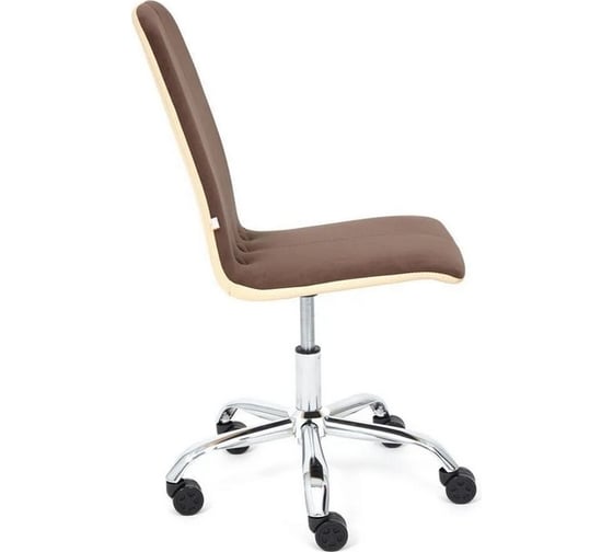 Кресло TetChair RIO флок/кожзам, коричневый/бежевый 6/36-34 14205