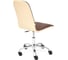Кресло TetChair RIO флок/кожзам, коричневый/бежевый 6/36-34 14205 5