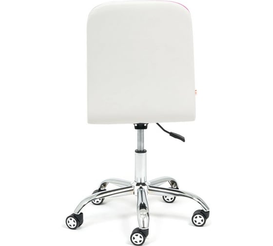 Кресло TetChair RIO флок/кожзам, фиолетовый/белый 138/36-01 15131