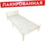 Односпальная кровать Solarius Мишка Компакт сосновая, со сплошным основанием, лакированная, 60x190 см mkompakt60lak-190-full 1