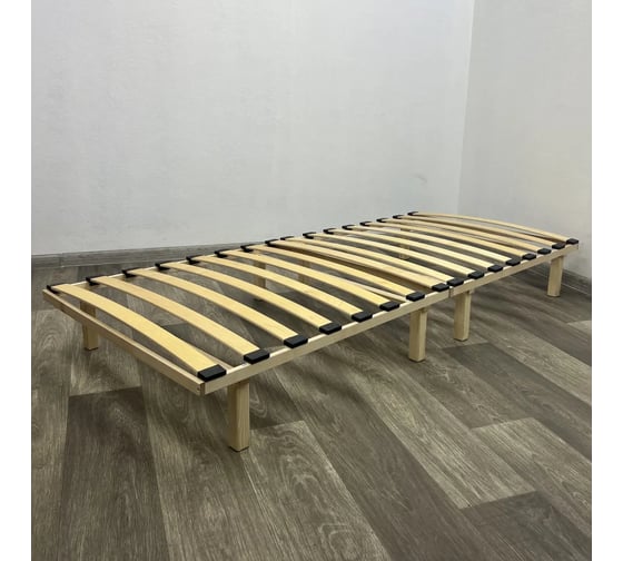 Односпальная кровать Solarius Бриз ортопедическая, из массива березы, 90x200 см briz90-kompaktorto