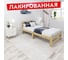Односпальная кровать Solarius Мишка Компакт сосновая, с ортопедическим основанием, лакированная, 80x190 см mortokompakt80lak-190 1