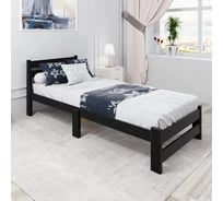 Односпальная кровать Solarius Мишка Компакт сосновая, с реечным основанием, без покраски, 70x190 см mkompakt70-190