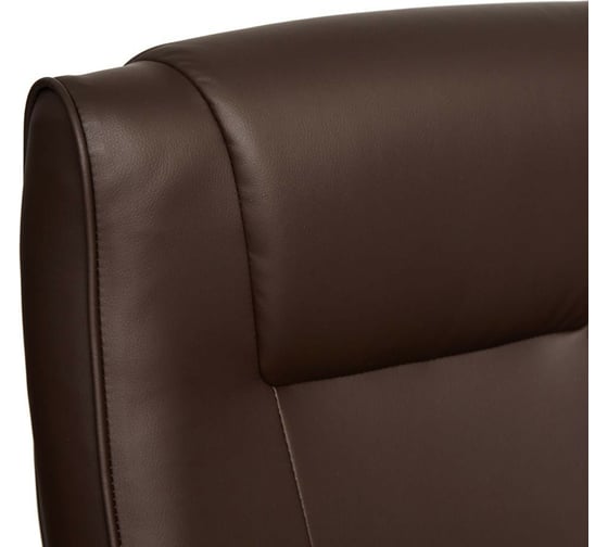 Кресло TetChair MAXIMA Хром кожзам коричневый 36-36 8891