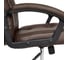 Кресло TetChair MAXIMA Хром кожзам коричневый 36-36 8891 4