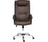 Кресло TetChair MAXIMA Хром кожзам коричневый 36-36 8891 7