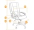 Кресло TetChair MAXIMA Хром кожзам коричневый 36-36 8891 15