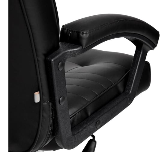 Кресло TetChair MAXIMA Хром кожзам черный 36-6 3698