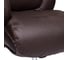 Кресло TetChair MAX кожа/кожзам коричневый кожа коричневая/PU коричневый 12859 14