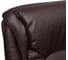 Кресло TetChair MAX кожа/кожзам коричневый кожа коричневая/PU коричневый 12859 16