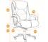 Кресло TetChair MAX кожа/кожзам коричневый кожа коричневая/PU коричневый 12859 19