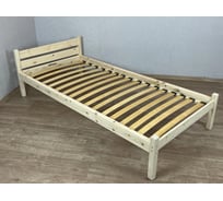 Односпальная кровать Solarius Классика, из массива сосны, с ортопедическим основанием, 90x190 см 401-10008-190