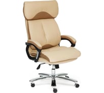 Кресло TetChair GRAND кожзам/ткань бежевый/бронзовый 36-34/21 12391