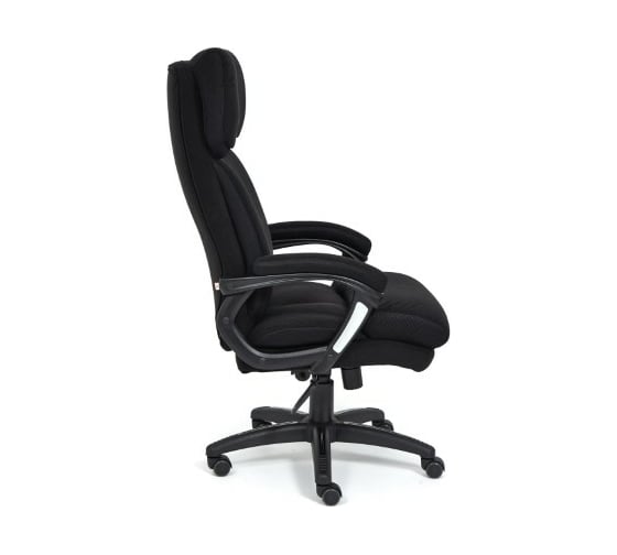 Кресло TetChair DUKE флок/ткань черный/черный 35/TW-11 14040