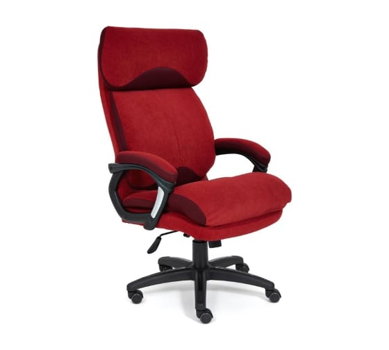 Кресло TetChair DUKE флок/ткань бордо/бордо 10/TW-13 14041