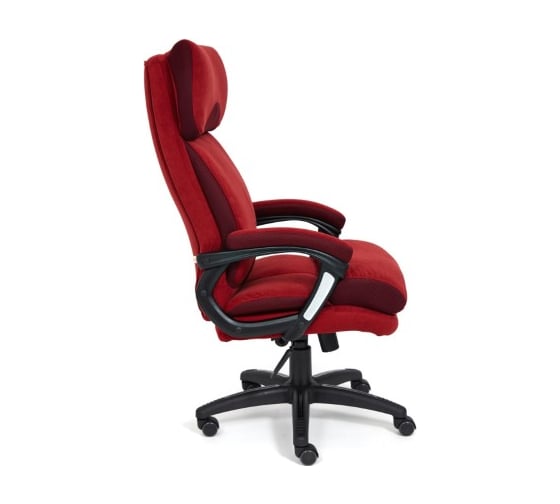 Кресло TetChair DUKE флок/ткань бордо/бордо 10/TW-13 14041