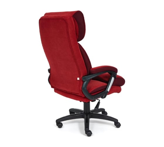 Кресло TetChair DUKE флок/ткань бордо/бордо 10/TW-13 14041