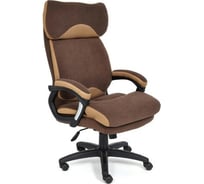 Кресло TetChair DUKE флок/ткань коричневый/бронза 6/TW-21 14043