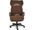 Кресло TetChair DUKE флок/ткань коричневый/бронза 6/TW-21 14043 2