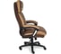 Кресло TetChair DUKE флок/ткань коричневый/бронза 6/TW-21 14043 3
