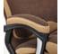Кресло TetChair DUKE флок/ткань коричневый/бронза 6/TW-21 14043 10