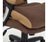 Кресло TetChair DUKE флок/ткань коричневый/бронза 6/TW-21 14043 11