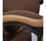 Кресло TetChair DUKE флок/ткань коричневый/бронза 6/TW-21 14043 15