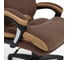 Кресло TetChair DUKE флок/ткань коричневый/бронза 6/TW-21 14043 17