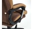 Кресло TetChair DUKE флок/ткань коричневый/бронза 6/TW-21 14043 18