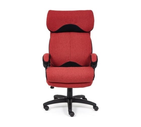 Кресло TetChair DUKE ткань красный/черный MJ190-11/TW-11 14220