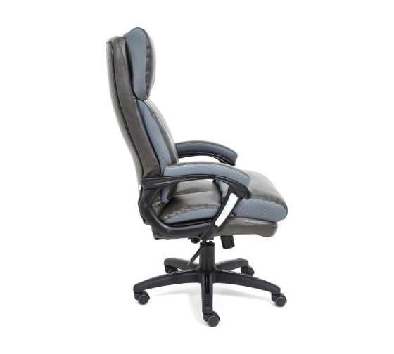 Кресло TetChair DUKE кожзам/ткань черный/серый 4321/TW-12 14126