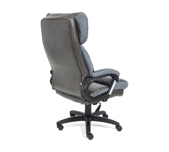 Кресло TetChair DUKE кожзам/ткань черный/серый 4321/TW-12 14126