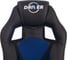 Кресло TetChair DRIVER кожзам/ткань черный/синий 36-6/10 10359 5