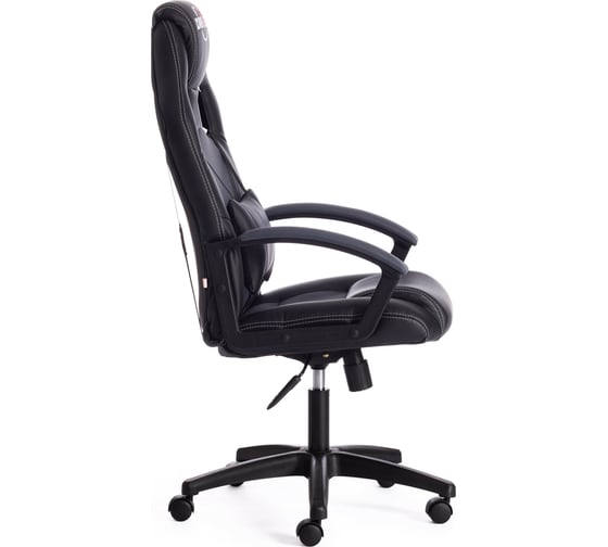 Кресло TetChair DRIVER кожзам/ткань черный/серый 36-6/12 10372