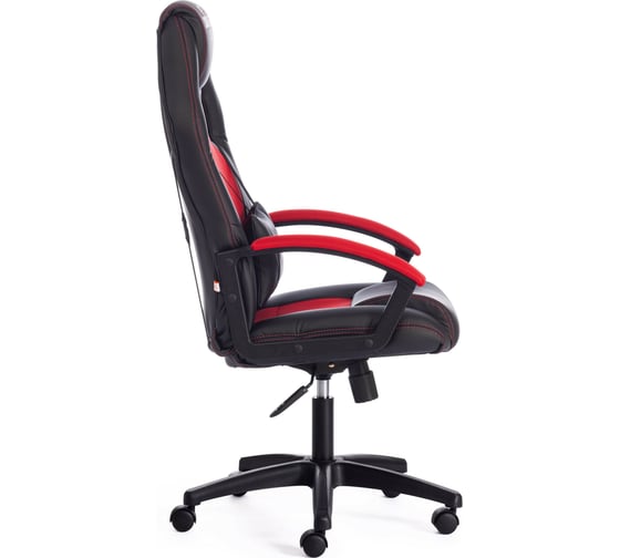 Кресло TetChair DRIVER кожзам/ткань черный/красный 36-6/08 10371