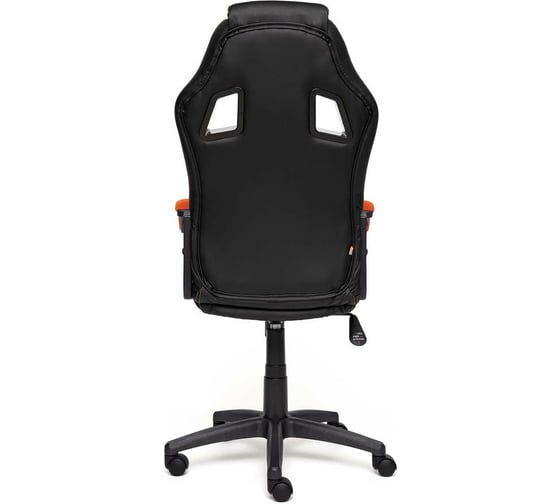 Кресло TetChair DRIVER кожзам/ткань черный/оранжевый 36-6/07 10542