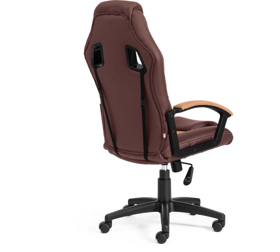 Кресло TetChair DRIVER кожзам/ткань коричневый/бронзовый 36-36/21 10586