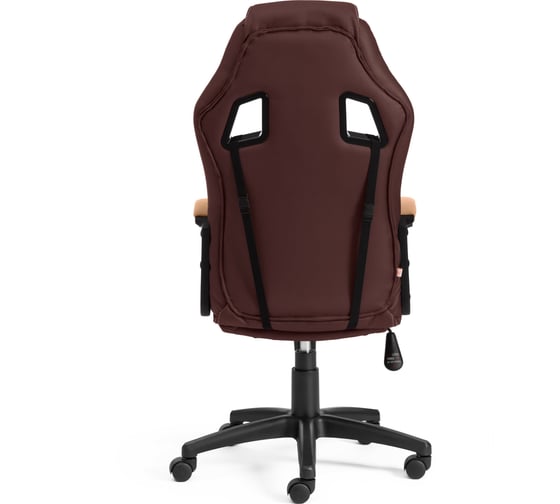 Кресло TetChair DRIVER кожзам/ткань коричневый/бронзовый 36-36/21 10586