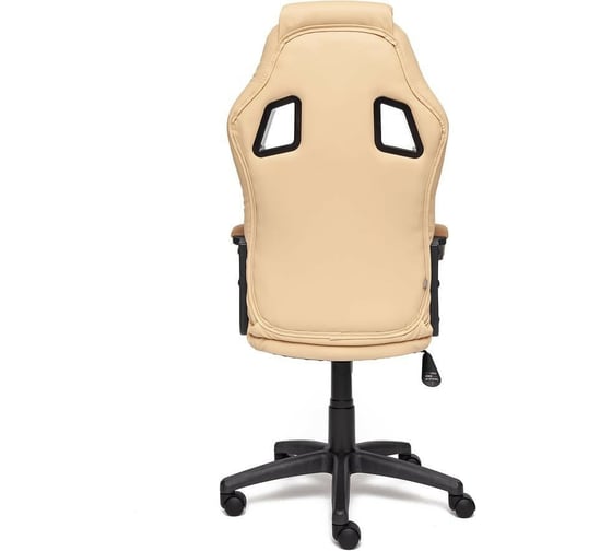 Кресло TetChair DRIVER кожзам/ткань бежевый/бронзозый 36-34/21 10582