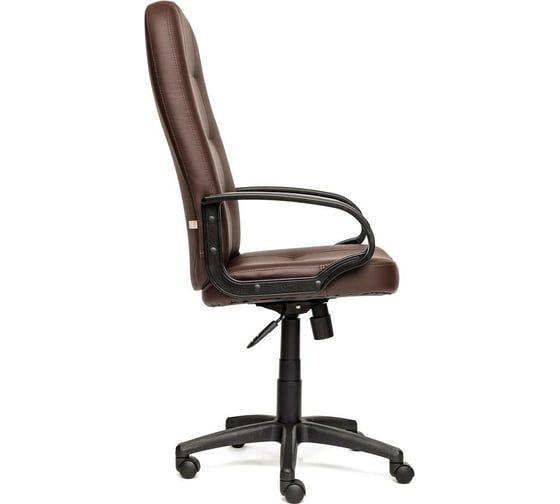 Кресло TetChair DEVON кожзам коричневый/коричневый перфорированный 36-36/36-36/06 9737