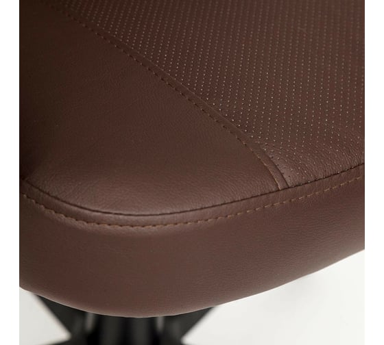 Кресло TetChair DEVON кожзам коричневый/коричневый перфорированный 36-36/36-36/06 9737