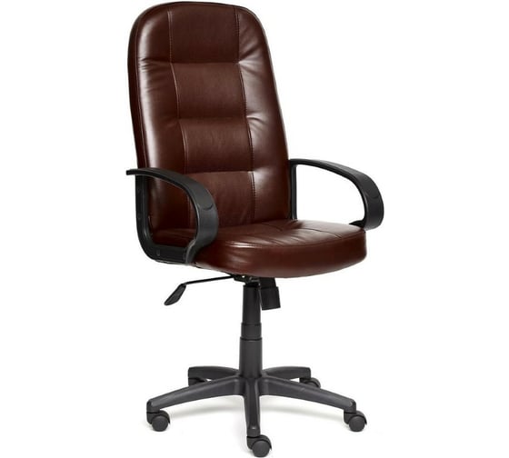 Кресло TetChair DEVON кожзам коричневый/коричневый перфорированный 2 TONE/2 TONE /06 10541